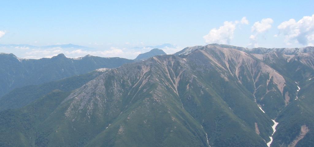 薬師岳頂上にて